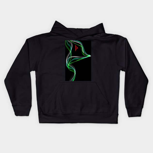 Th Rune Kids Hoodie by Share_1